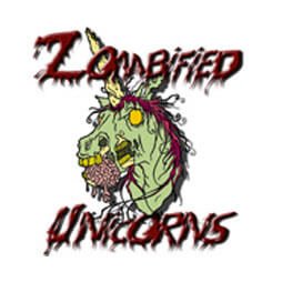 Zombified Unicorns Fantasy Football Logo
