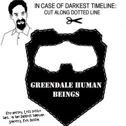 Greendale Human Beings Fantasy Football Logo
